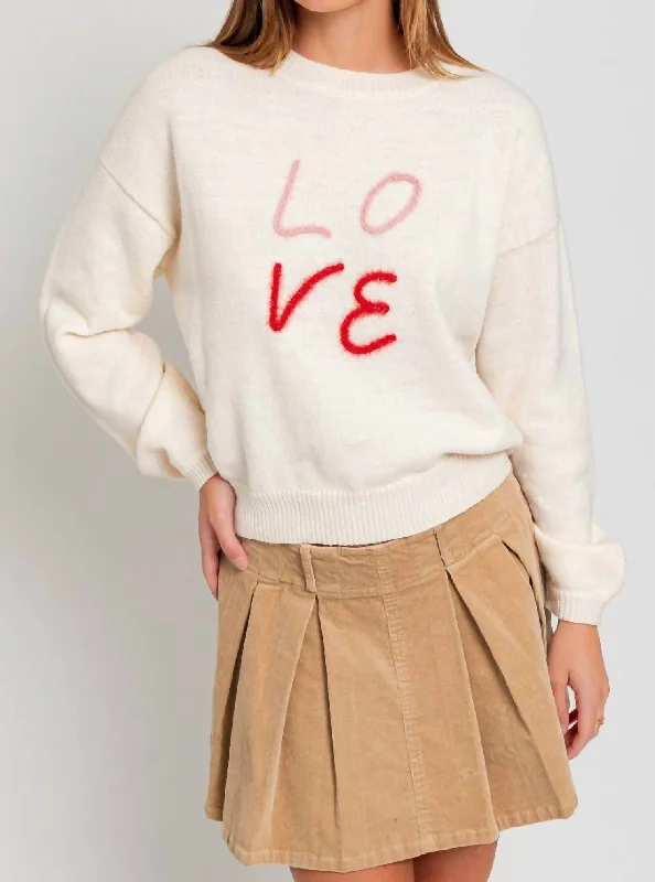 Love Sweater In IvoryThermal Knit Tops