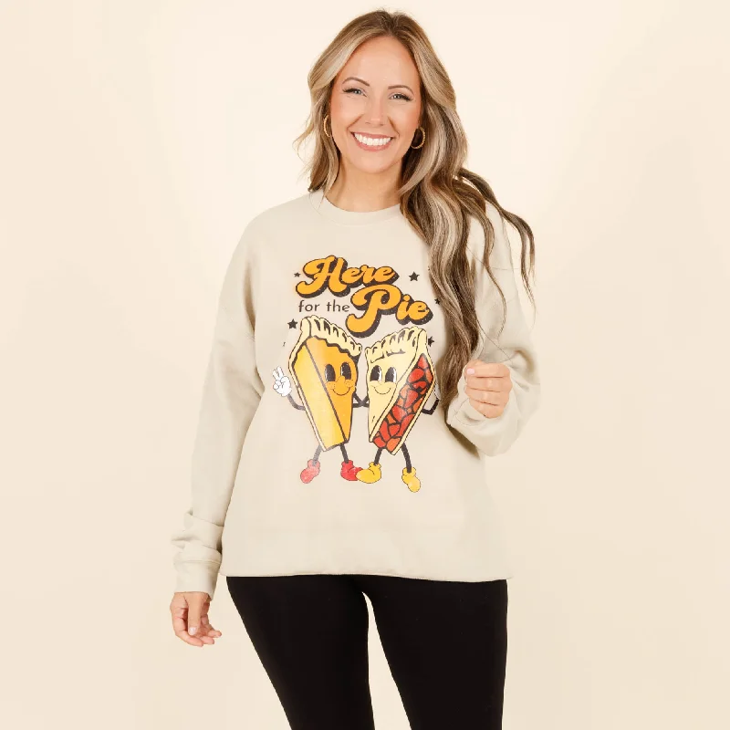 Dancing Pies Sweatshirt, SandStatement Hoodies