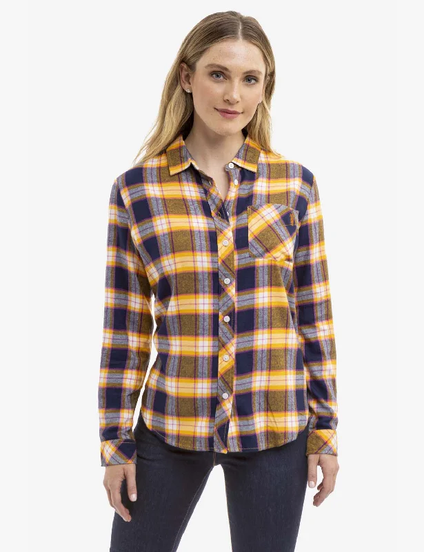 FLANNEL PLAID LONG SLEEVE SHIRTZippered Shirts