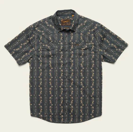 Howler Brothers H Bar B Hibiscus Snap ShirtCasual Shirts