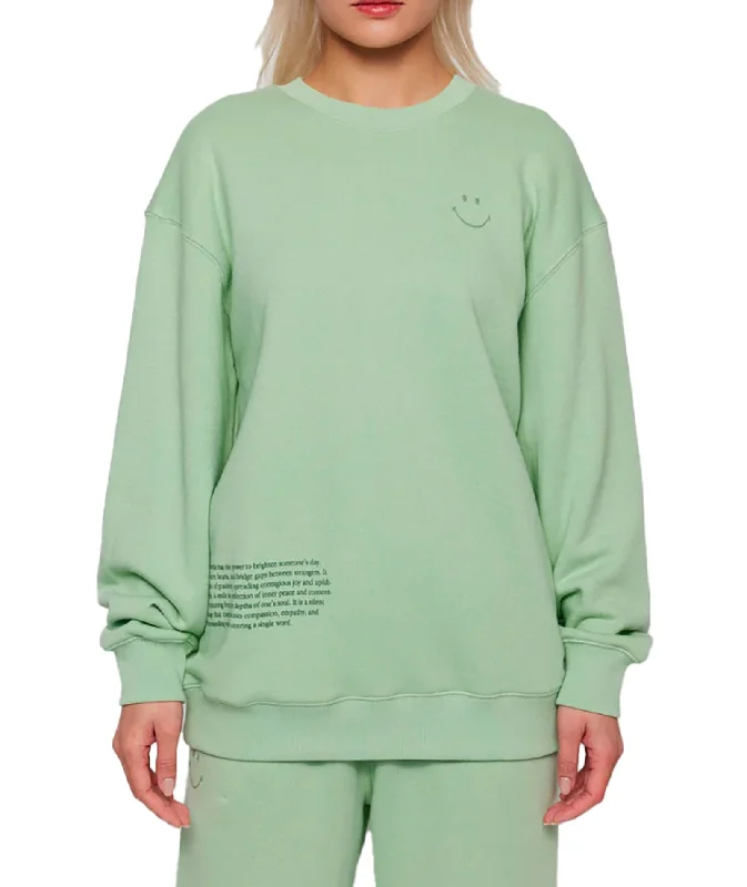 Samii Ryan Women Smiley Connections Crew Sweatshirt