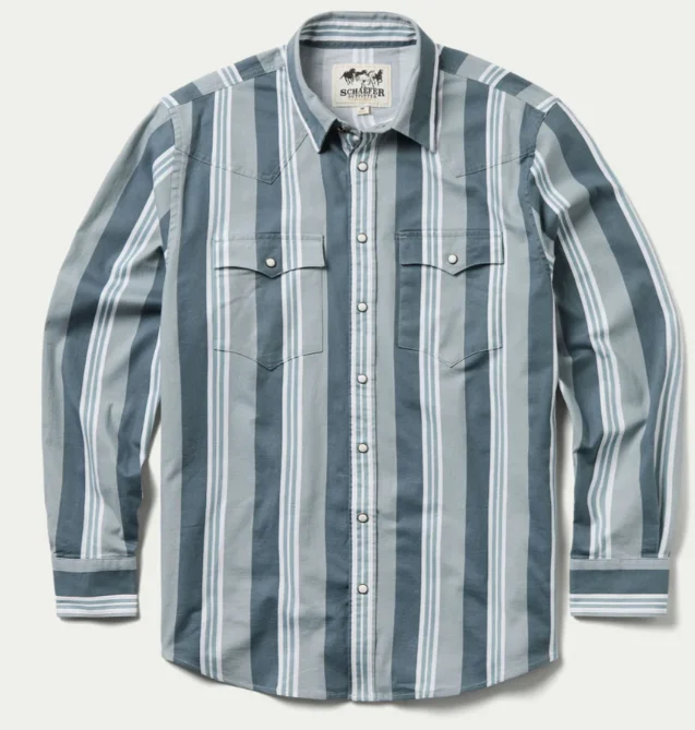 Schaefer Outfitter Men's Western Stretch Snap ShirtAthletic Shirts