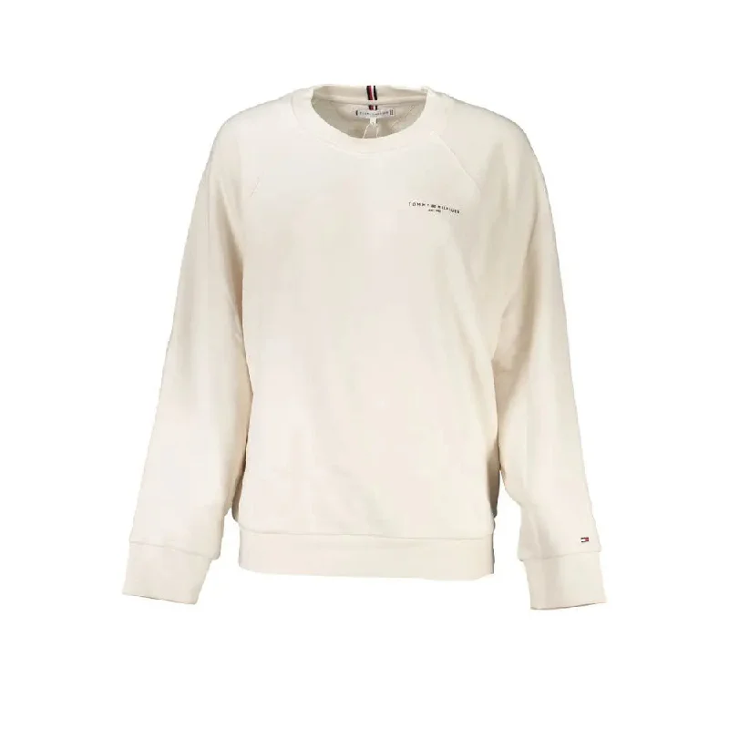 Tommy Hilfiger Beige Cotton Women's SweatshirtBamboo Fiber Sweatshirts