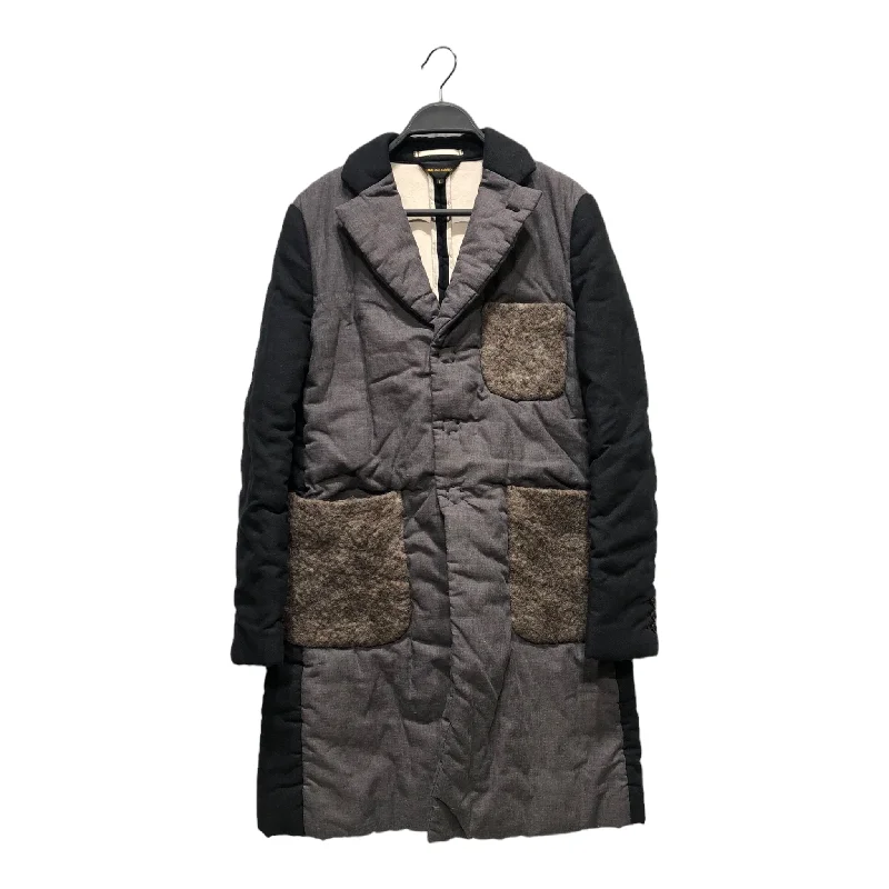 COMME des GARCONS/Coat/L/GRY/WOOL POCKET COATSummer Jackets