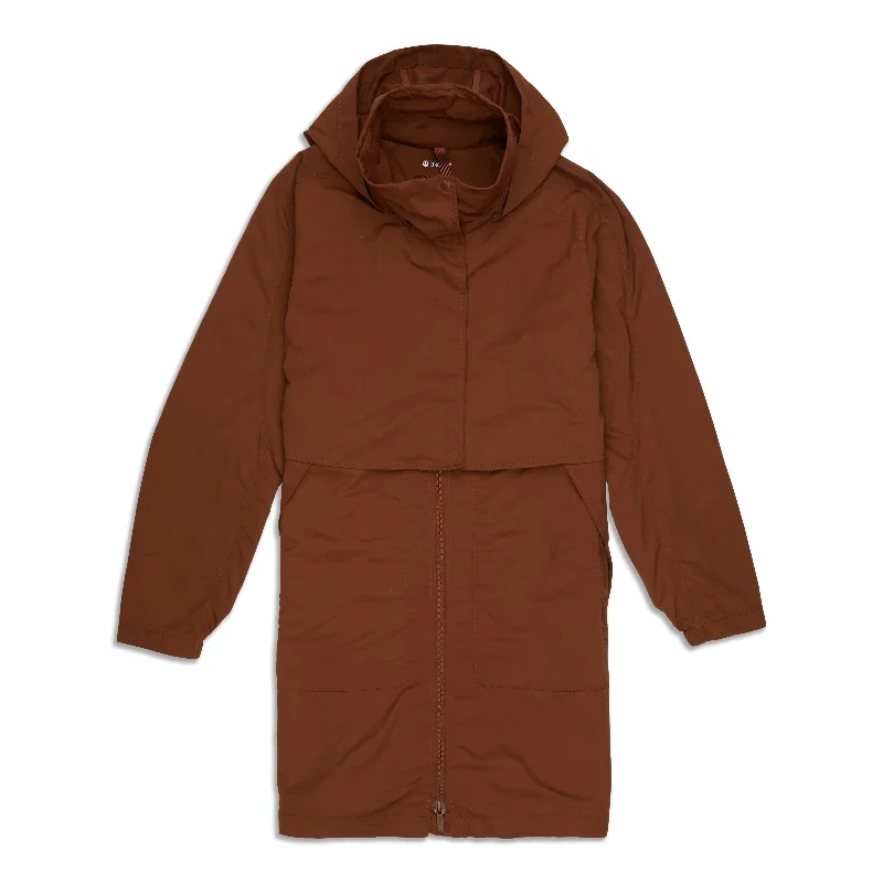 Always Effortless Long Jacket - ResaleHooded Jackets