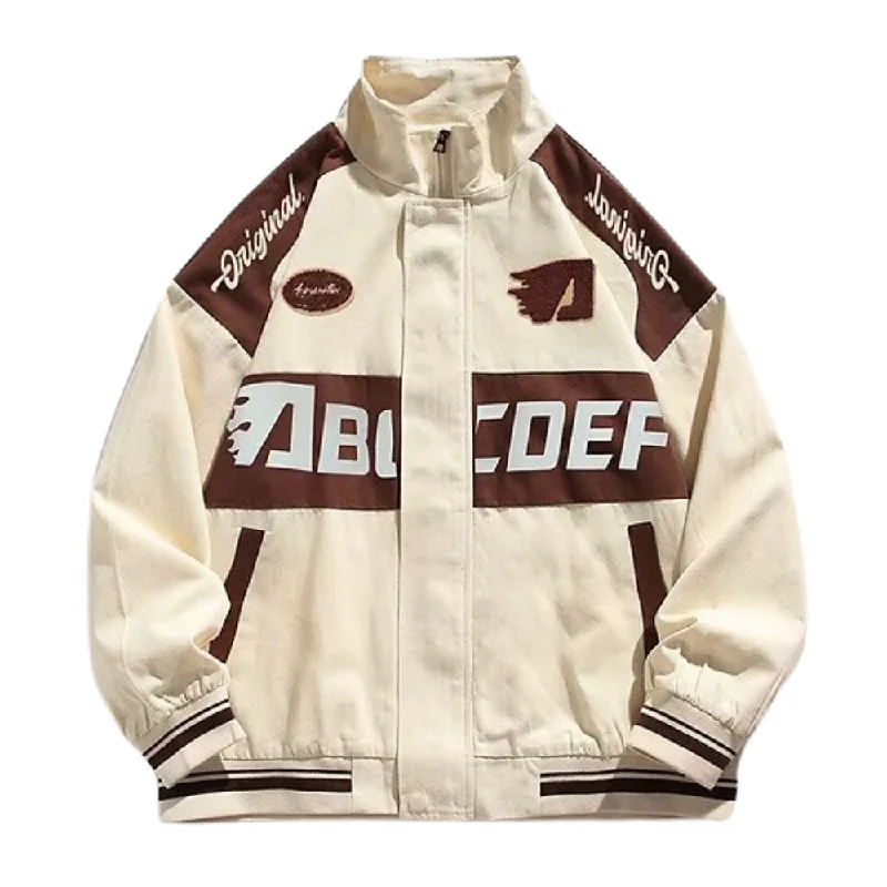 American Racing Zip Embroidered JacketField Jackets