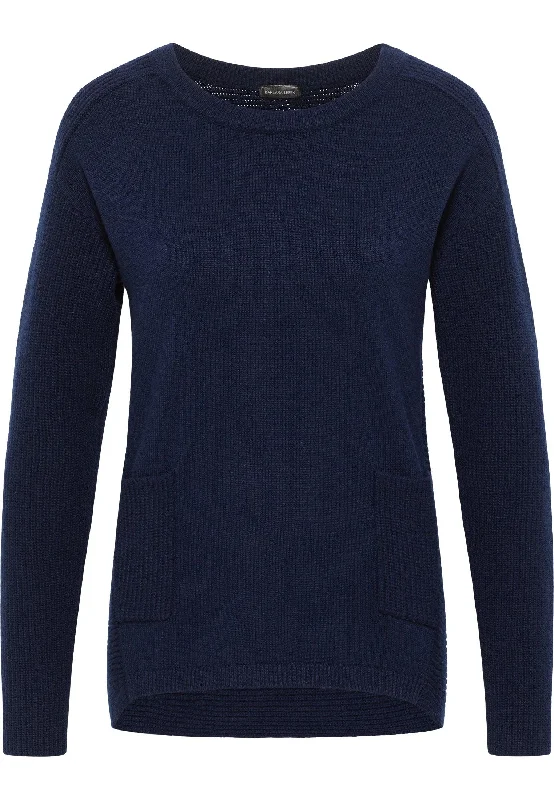 PulloverthermalBarbara Lebek Womens Roundneck pullover - Navy