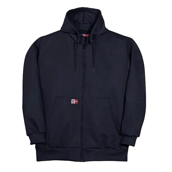 Big Bill 2NDs Flame-Resistant Wind Resistant Zip-Front Sweatshirt with Detachable HoodButton-Up Sweatshirts