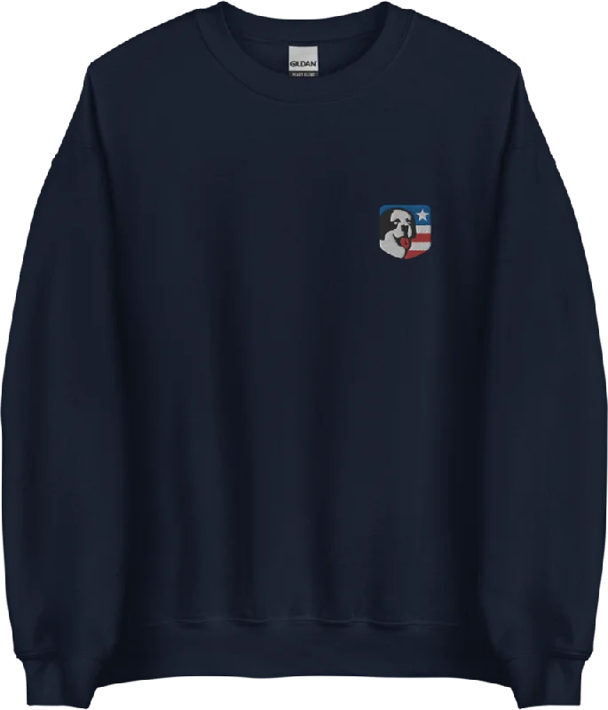 Big Dog USA Embroidered SweatshirtTasseled Sweatshirts