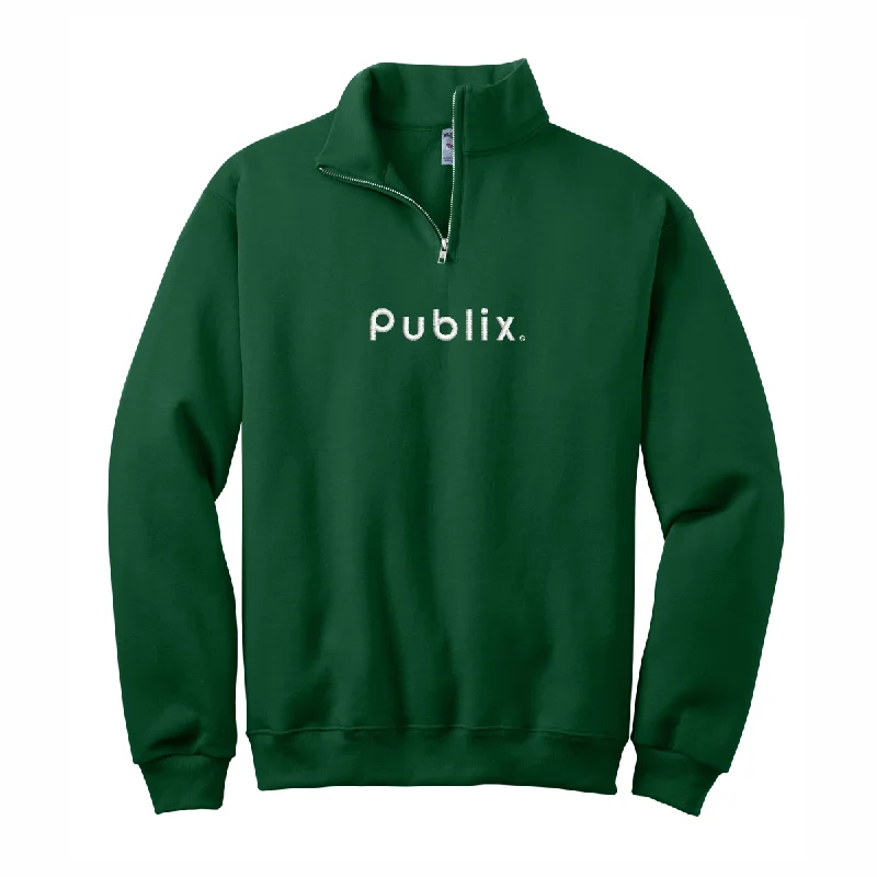 Cadet Collar Fleece Sweatshirt - Forest GreenFrench Terry Hoodies