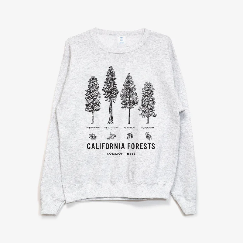 California Forests Thrifty Crew SweatshirtCropped Sweatshirts