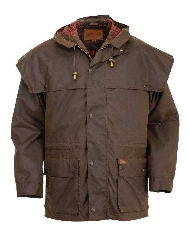 Swagman Waterproof Bronze Oilskin Jacket 2100Insulated Jackets