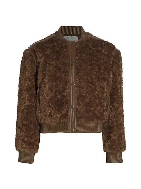 dh New York
 Grayson Faux Fur Bomber JacketLounge Jackets