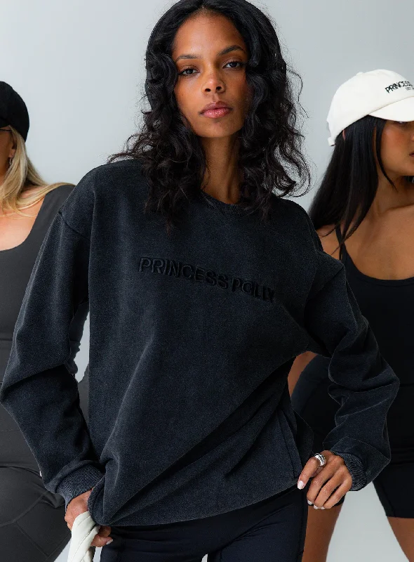 Fearlessness Activewear Crew Neck Sweatshirt BlackCollaborative Sweatshirts