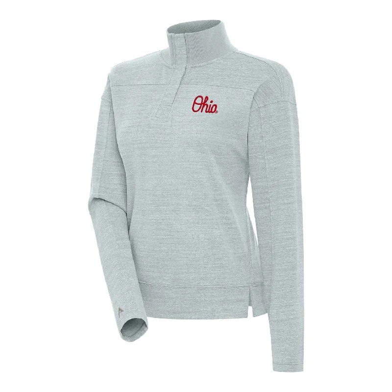 Ladies Ohio State Buckeyes Script Logo JacketButton-Up Jackets