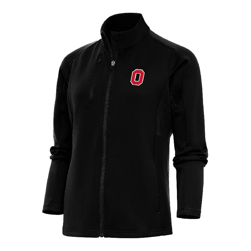 Ladies Ohio State Buckeyes Full Zip Generation Black JacketSki Jackets