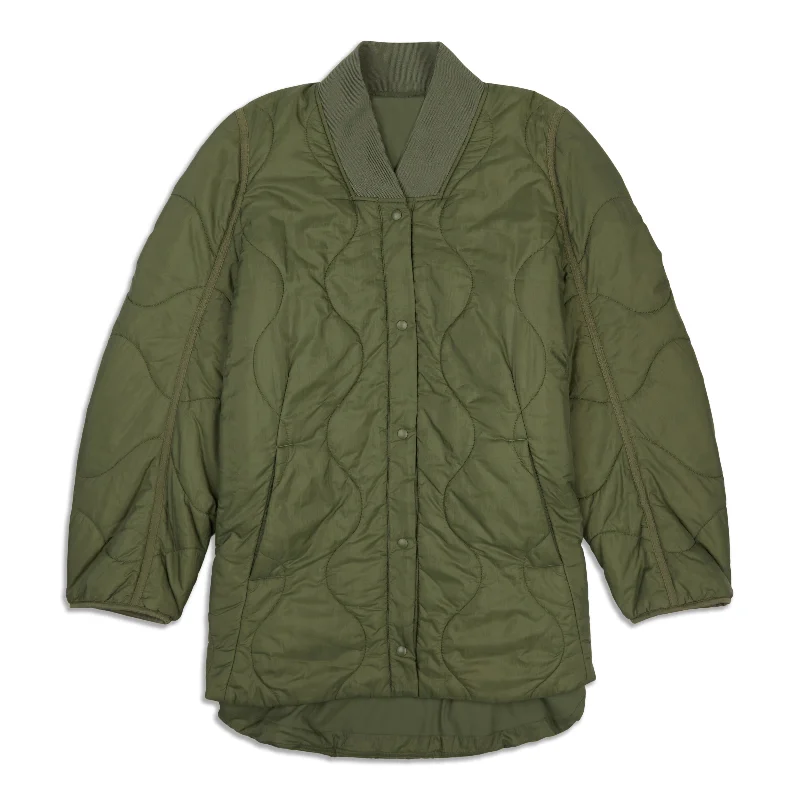 Quilted Light Insulation Jacket - ResaleVarsity Jackets