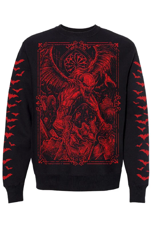 Sanguine Vampire Sweatshirt [BLOOD RED]Ski Sweatshirts