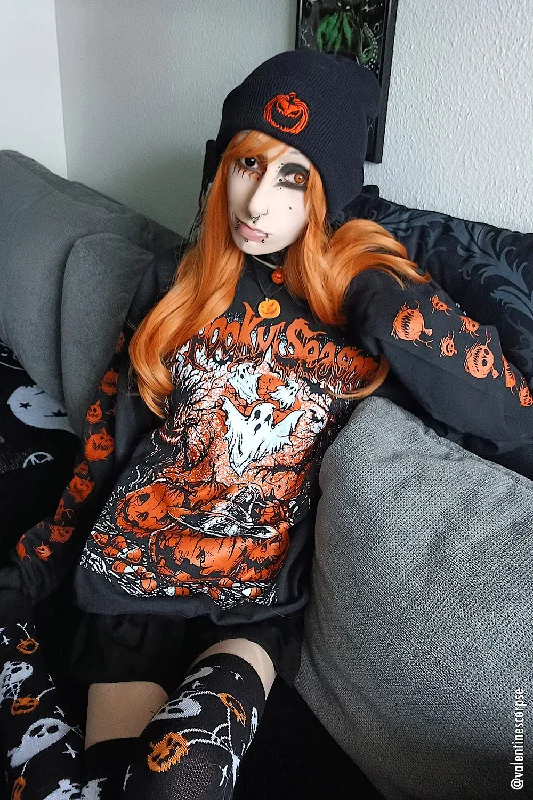 Spooky Season SweatshirtCropped Hoodies