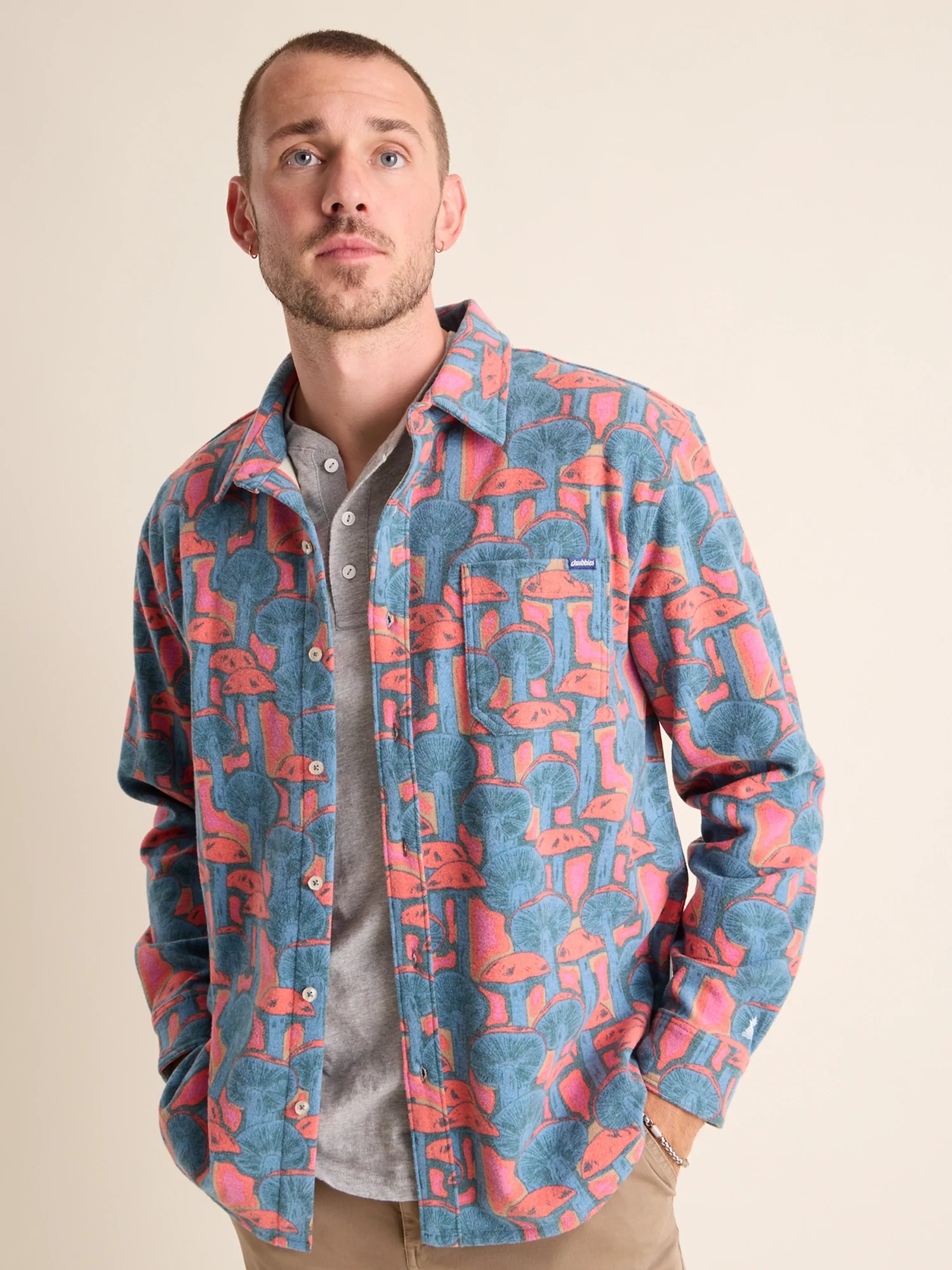 The Funky Spore (Flannel Overshirt)Slim Fit Shirts