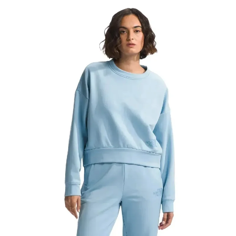 'The North Face' Women's Horizon Performance Fleece Crew Sweatshirt - Steel BlueSports Team Hoodies