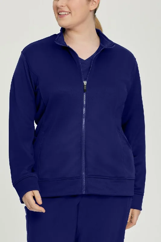 Urbane Performance Women's Zip-Up Scrub Jacket | True NavyHooded Jackets