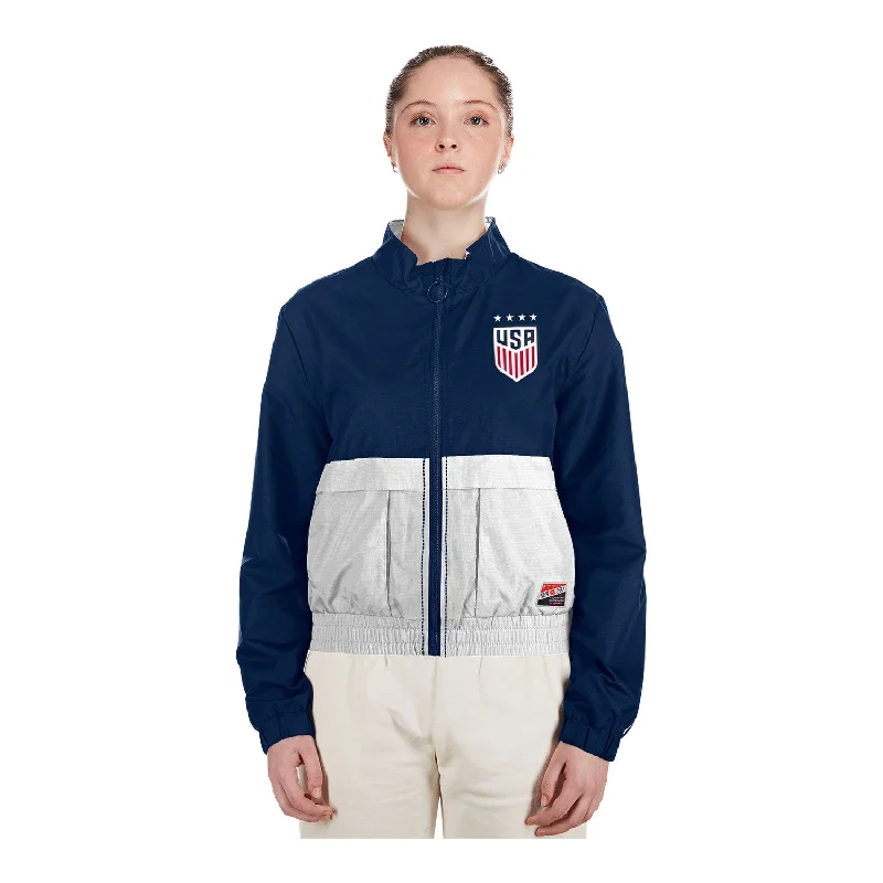 Women's New Era USWNT Full Zip WindbreakerVarsity Jackets