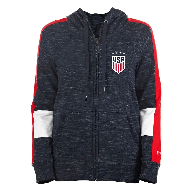 Women's New Era USWNT Space Dye Hooded JacketFishing Jackets