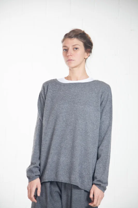 PullovernextMelange Grey Cashmere Pullover