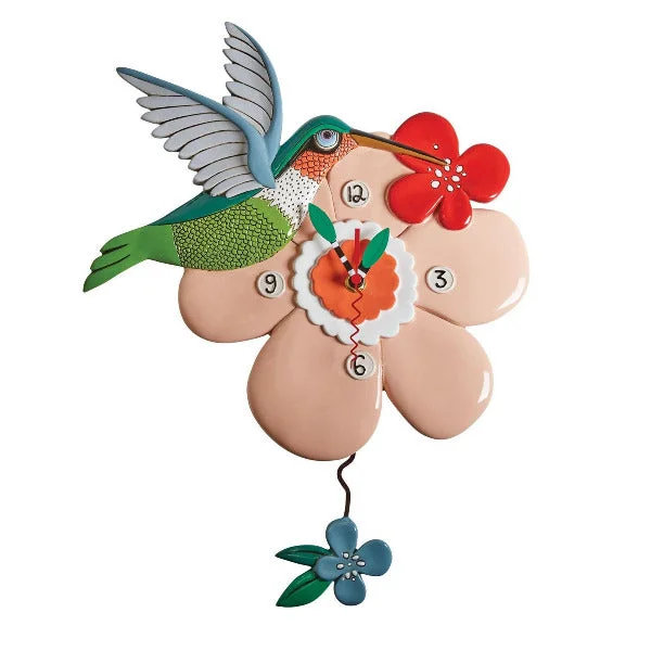 Allen Designs Pretty Pretty Hummingbird Clock