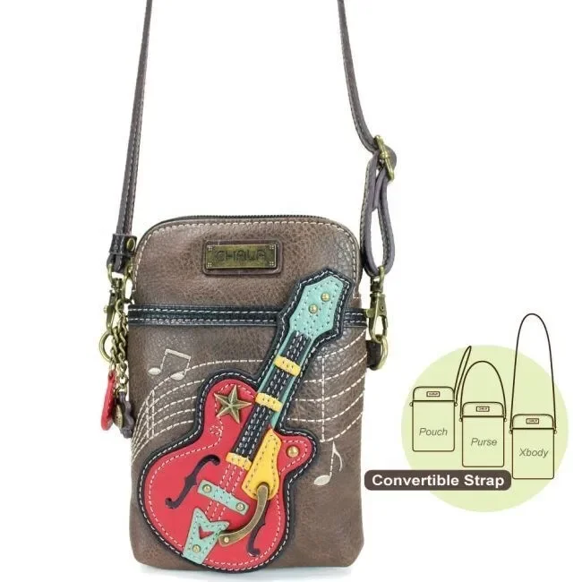 Chala Cellphone Crossbody Handbag Guitar