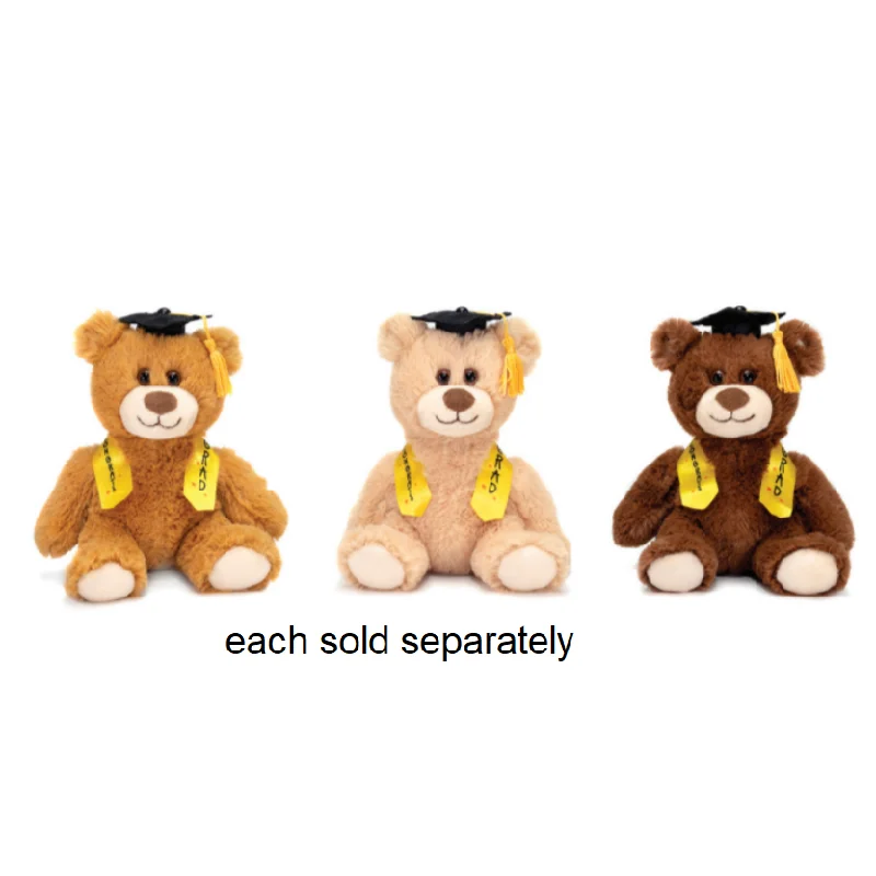 Congrats Grad 6.5" Graduation Bear with Golden Sash Stuffed Plush