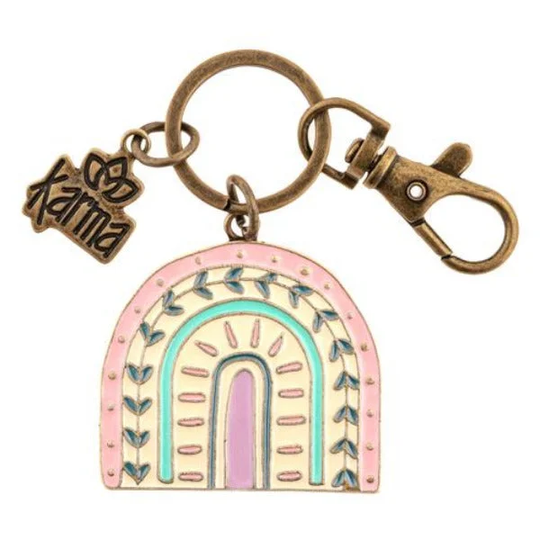 Enamel Key Chain Rainbow