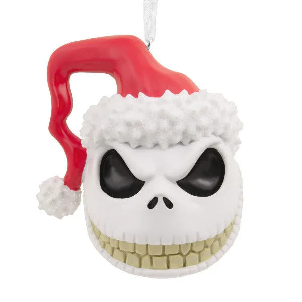 Hallmark Disney Tim Burton's The Nightmare Before Christmas Jack Skellington Head Hallmark Ornament