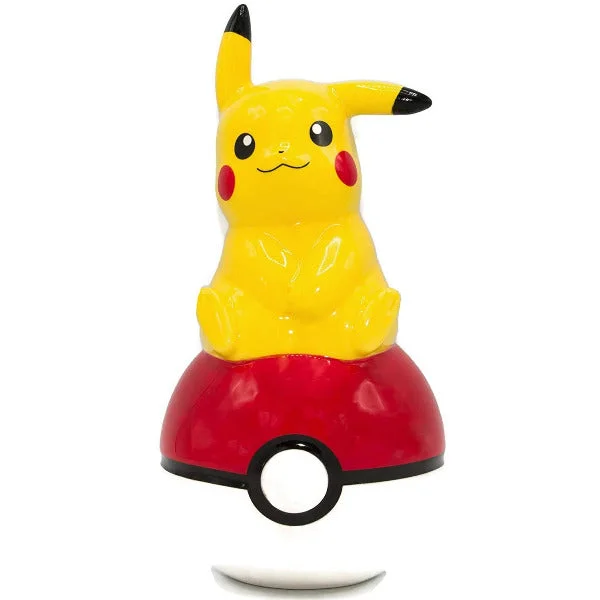 Pokémon Pikachu on Pokeball Ceramic Coin Bank