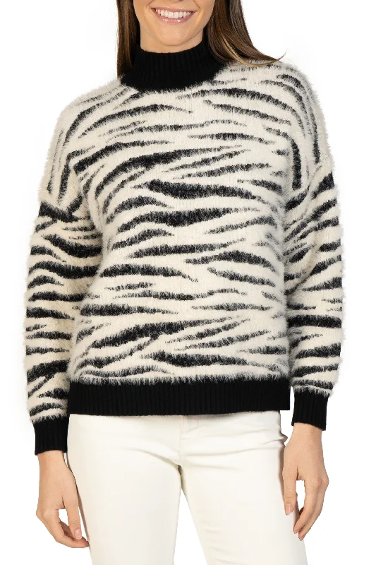 PulloverfleeceZebra Fuzzy Pullover