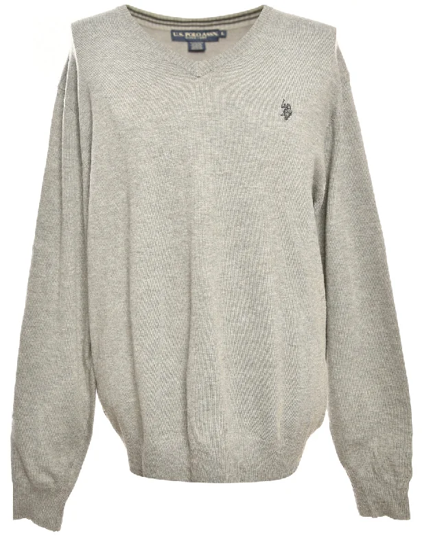 Reflective T-ShirtsGrey U.S.Polo Assn. Jumper - L