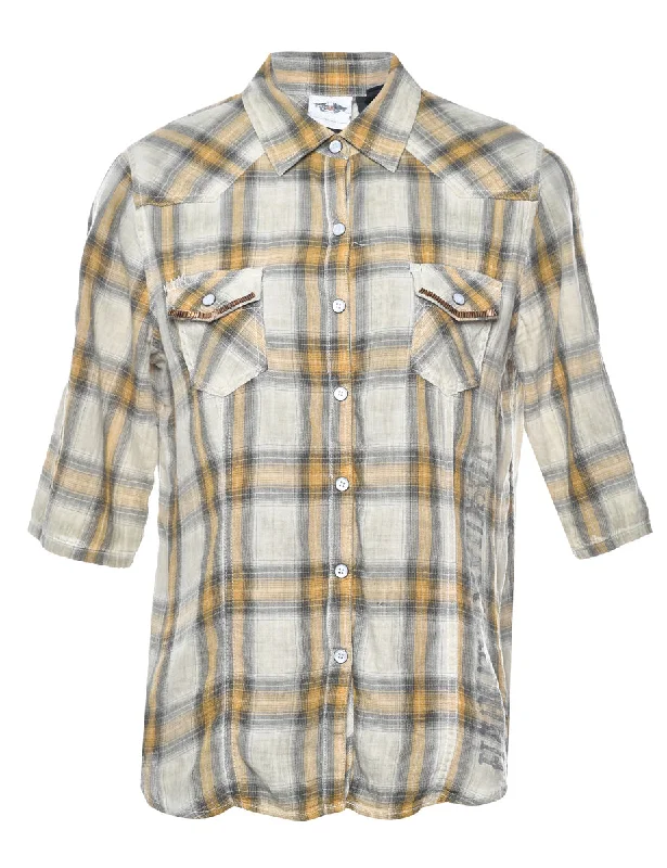 Crewneck T-ShirtsHarley Davidson Western Shirt - S