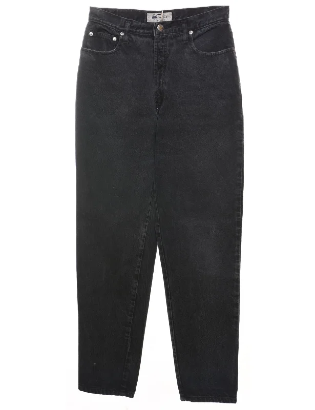 Reflective T-ShirtsHigh Waist Black Tapered Jeans - W28 L32