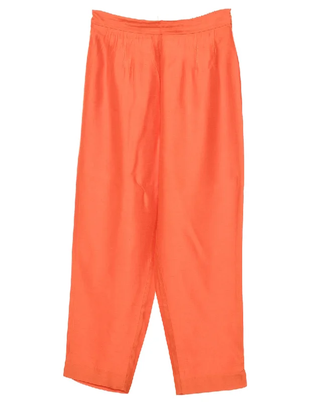 Branded T-ShirtsHigh Waist Orange Trousers - W26 L27