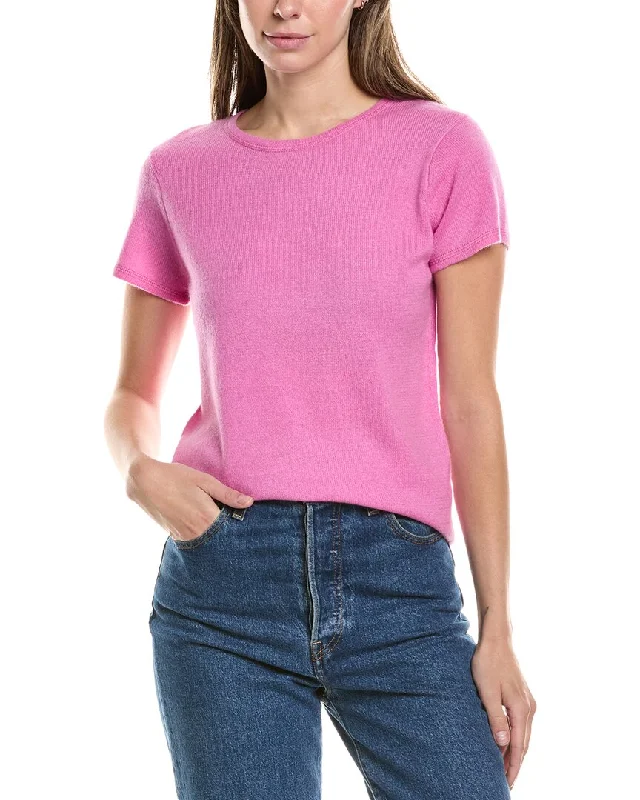 Off-Shoulder T-ShirtsInCashmere Cashmere Luxury T-Shirt