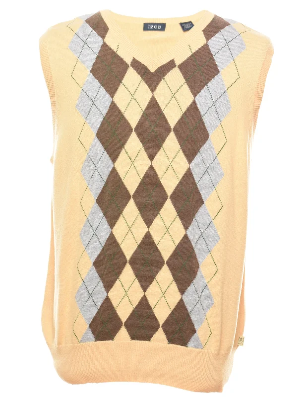 Plush T-ShirtsIzod Argyle Vest - M