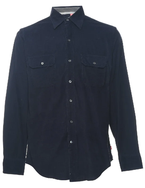 Festival T-ShirtsIzod Navy Corduroy Shirt - S