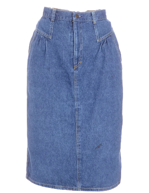 Organic Cotton T-ShirtsKnee Length Denim Skirt