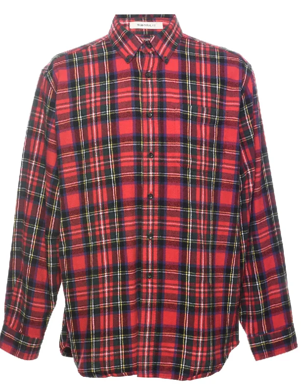 Fleece T-ShirtsL.L. Bean Checked Shirt - L