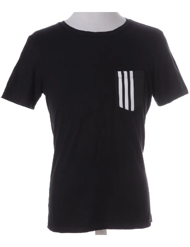 Band Merch T-ShirtsLabel Adam Stripe Pocket Tee