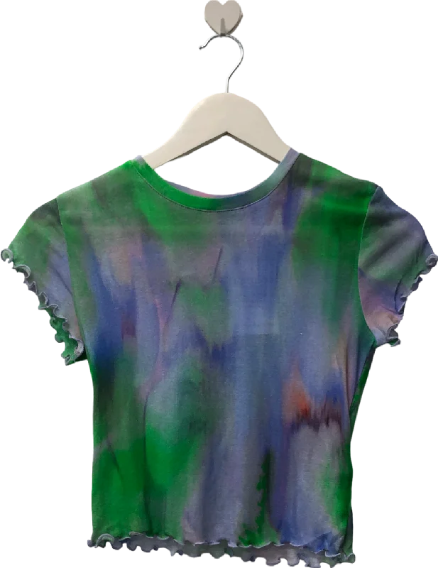 Hip-Hop T-ShirtsWeekday Multicoloured Sena Printed T-shirt UK S