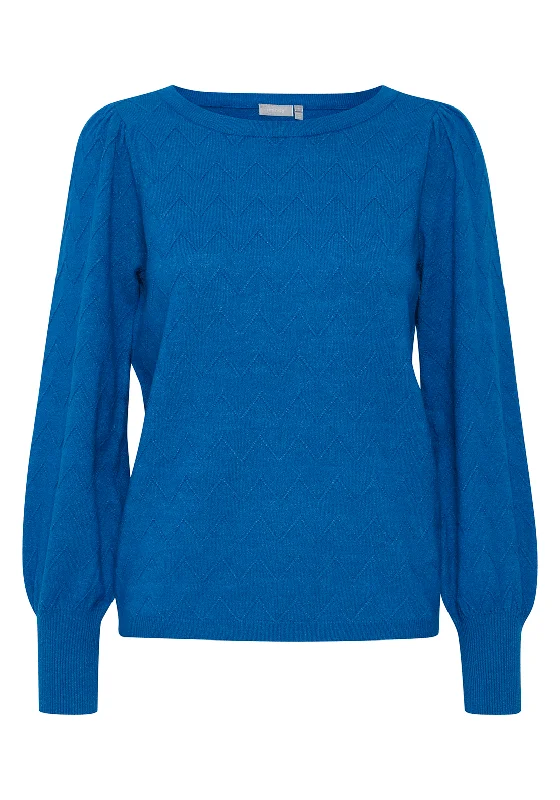 PulloverfreshFransa Melani Embroidered Pullover Sweatshirt, Royal Blue