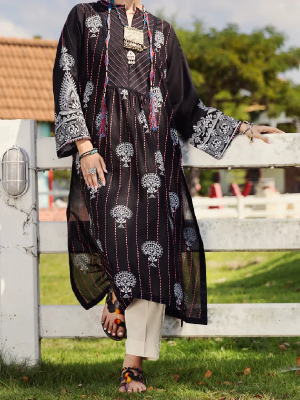 Black Lawn Tunic - AL-LK-868TunicTopWave