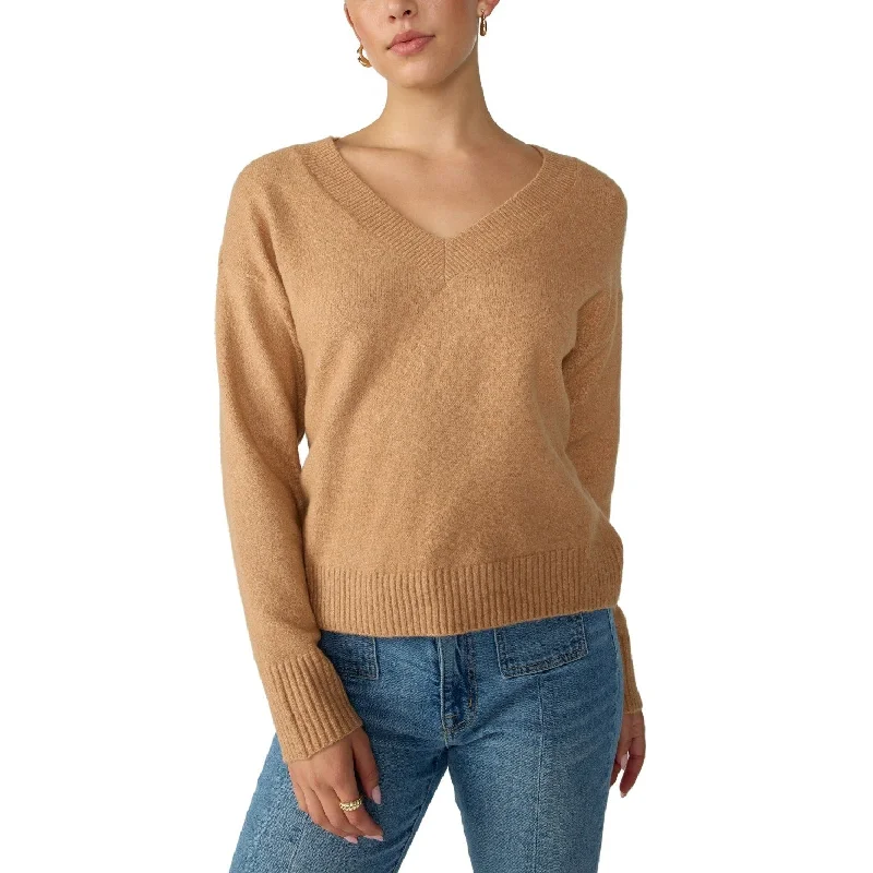 PulloverprintSanctuary Women's Easy Breezy V-Neck Pullover Sweater In Maple